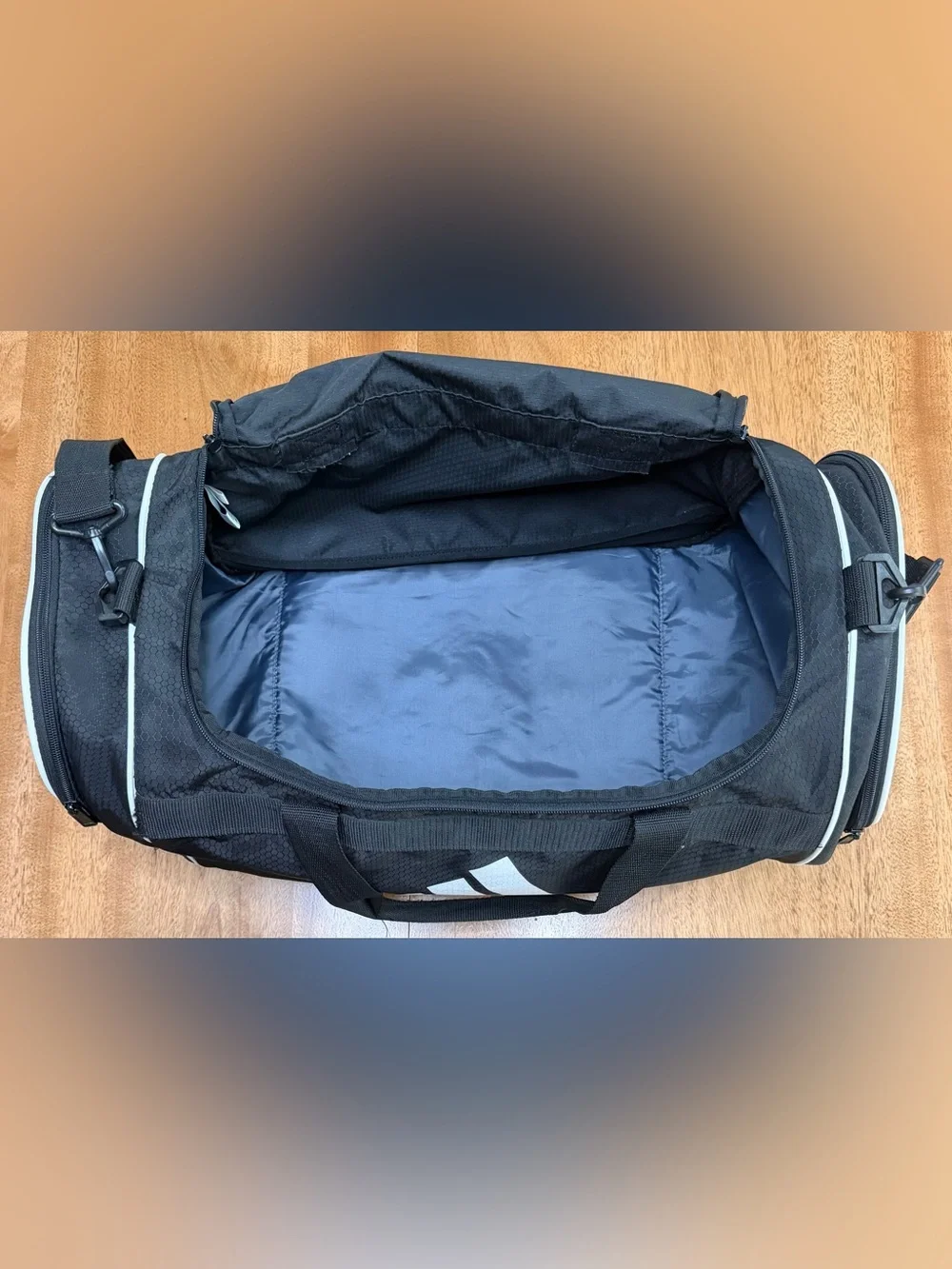 Adidas - Defender 4 Duffle Bag | Black & White | 22” x 12”